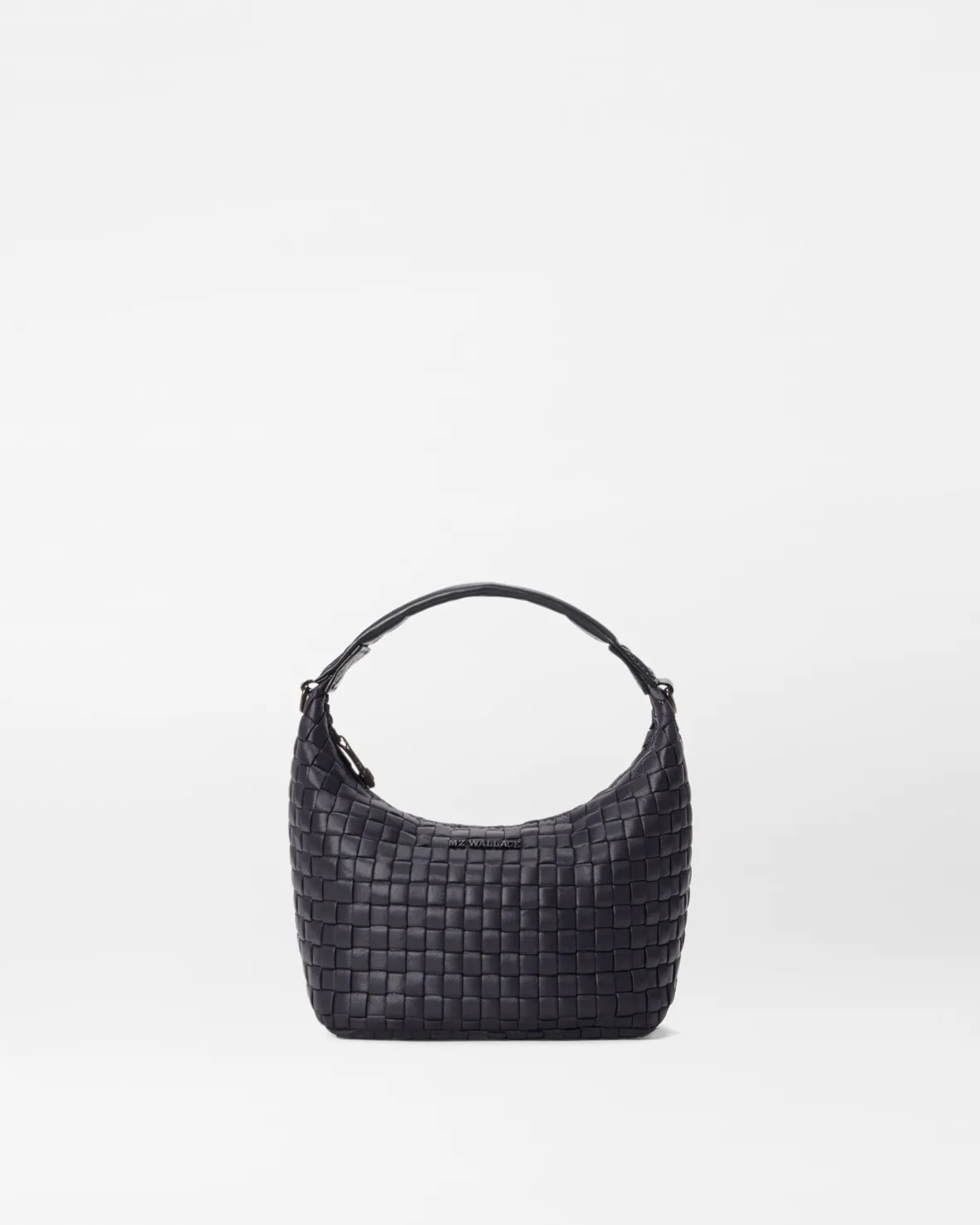 Crossbody<MZ Wallace Mini Woven Hobo Black