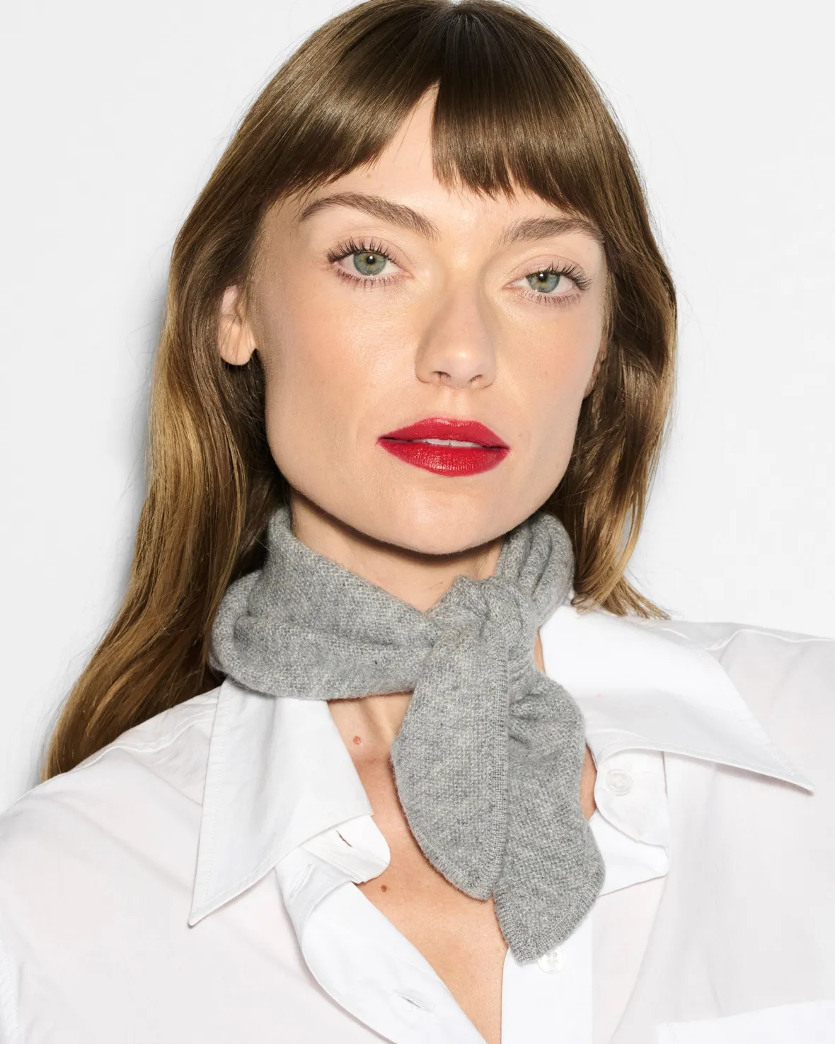 Accessories<MZ Wallace Cashmere Bandana Set Grey