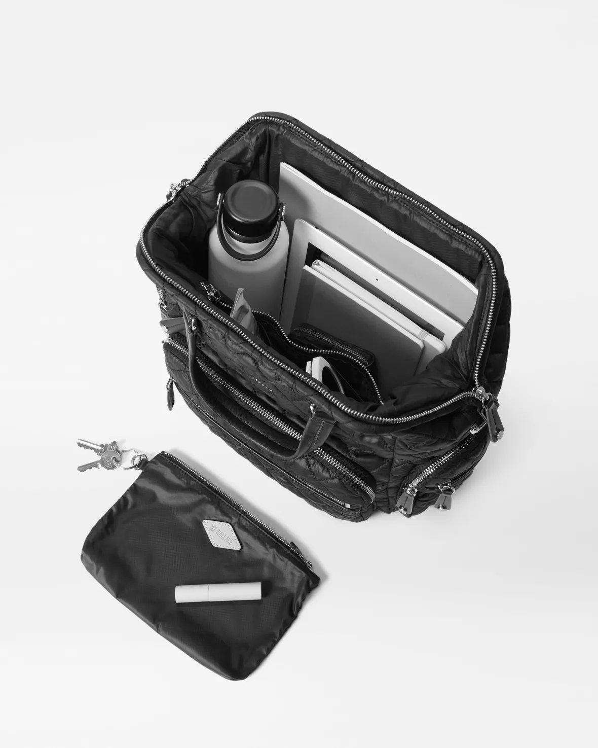 Crosby|Work<MZ Wallace Crosby Frame Backpack Black