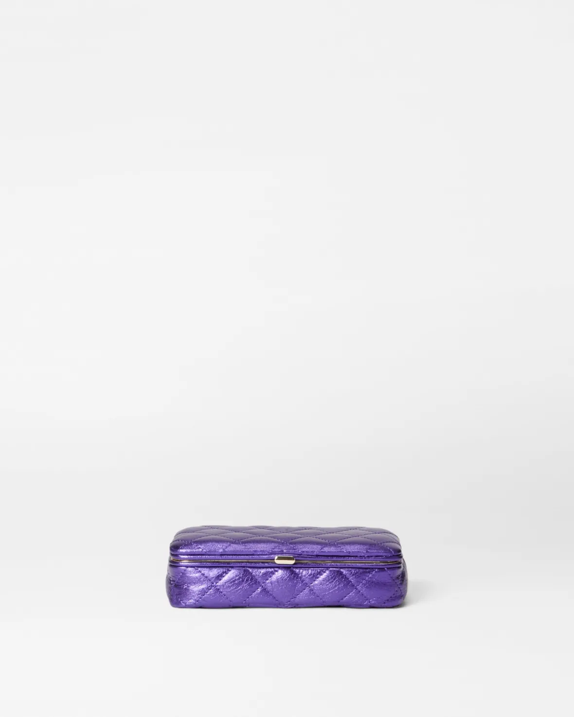Accessories<MZ Wallace Retro Frame Case PurpleMetallicLeather